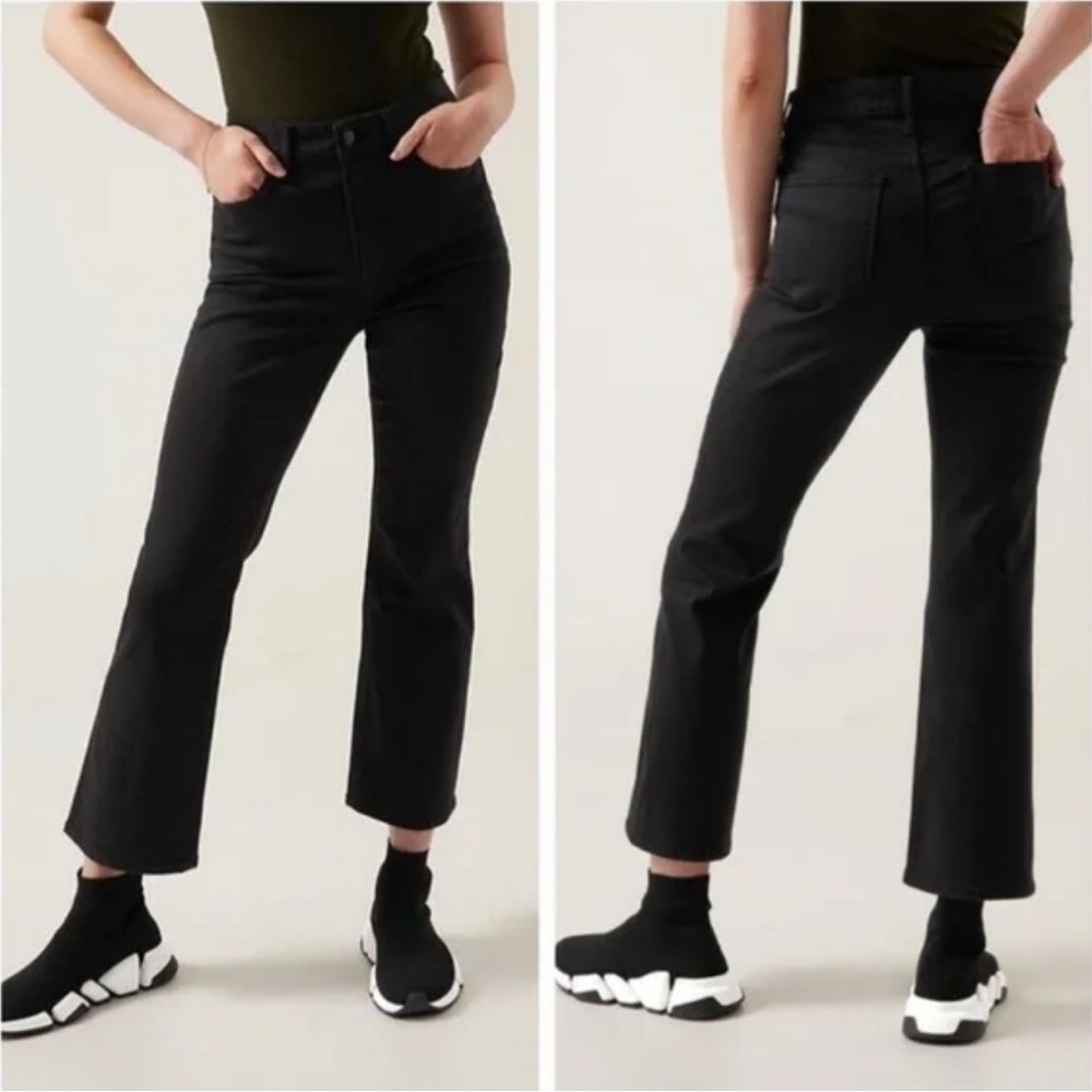 Athleta | Flex kick flare jean in black Size 2Tall New With Tags